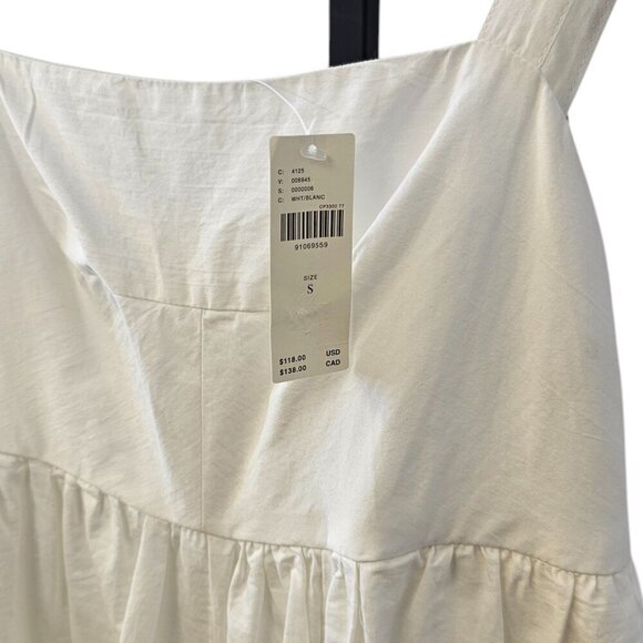 Anthropologie Maeve Sleeveless Eyelet Romper Size Small White Embroidered NWT - Picture 10 of 13